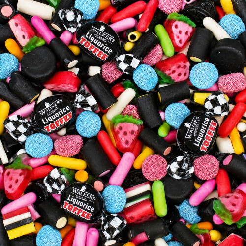 (225g Sweet Pouch) Liquorice Mix