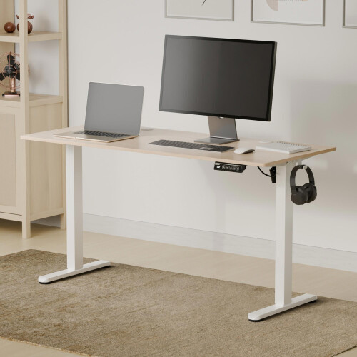 AREBOS AREBOS Height Adjustable Desk Frame | White