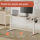 AREBOS AREBOS Height Adjustable Desk Frame | White 7