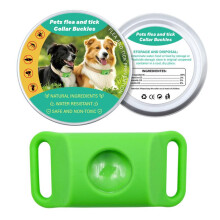 (Gray) Pet Flea and Tick Collar for Cats and Dogs, Outdoor Mosquito Repellent Prevention Ring, 4 Pack