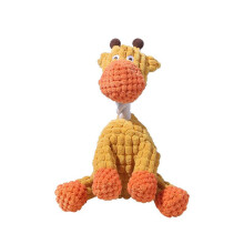 (yellow) Dog Squeaky Toy Durable Chew Grinding Funny Donkey Plush Interactive Pet Toy