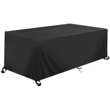 Waterproof Outdoor Furniture Cover 310x150x105cm Rectangular Patio Table Cover Anti-UV 600D Oxford Garden Furniture Rain Dust Protection