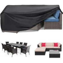 (180x120x71cm) RICHIE Patio Furniture Cover Waterproof Heavy Duty 420D Oxford Rectangular 280x204x90cm Outdoor Table Cover Anti-UV Furniture Set Cover