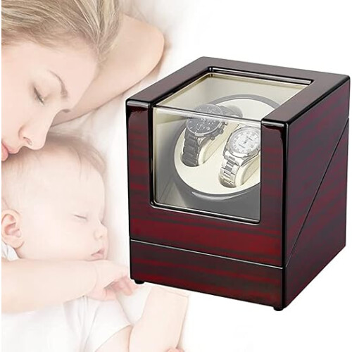 Luxury Wooden Double Automatic Watch Winder 2