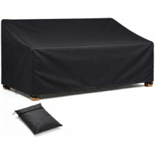 (216 x 102 x 79/58 cm) Garden Sofa Cover 198x86x79cm, 420D Oxford Waterproof UV Resistant, Outdoor Bench Cover for 2-3 Seater