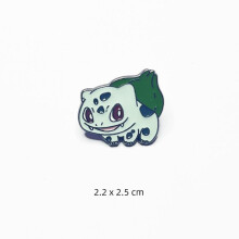 (Geng ghost) Anime Brooch Pikachu Pin Cute Japanese Cartoon Bag Decoration Accessories Metal Enamel Badge 6 Pack Yellow
