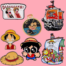 (NR14009) One Piece Anime Brooch Pin Alloy Badge Backpack Clothing Accessories