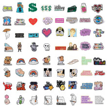 (HYXZ125-63) Q Wind Cartoon Anime Brooch Cute Animal Character Metal Badge Pin for Backpack Clothing Decoration