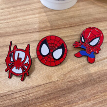 (spiderman) Spider-Man Enamel Pin Cute Cartoon Metal Badge for Bags Backpacks Student Accessories