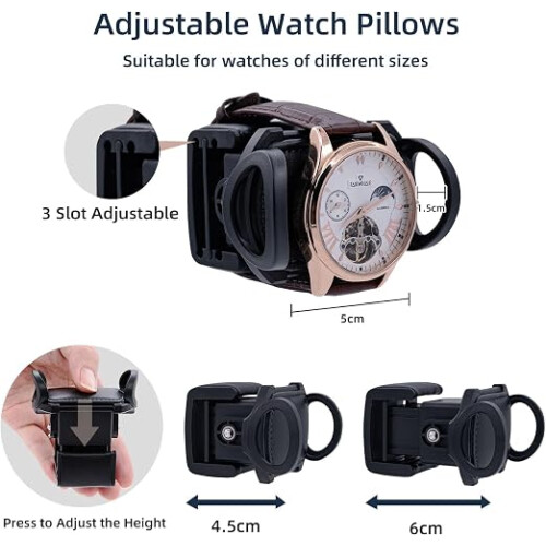 Luxury Double Watch Winder with Storage & LED 1