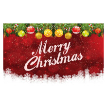 Christmas Backdrop Red Santa Tree Photo Background