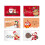 Christmas Greeting Card Set with Envelopes and Stickers 24 1