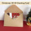 Christmas 3D Greeting Card Kraft Paper Stamping 3