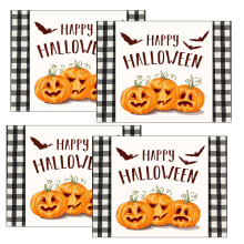 Halloween Placemats Set 4 pcs 30cm Washable