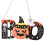 Halloween Hanging Sign Skull Witch Pumpkin Decor 1