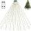 LED Waterfall Christmas Tree Ring Light String PVC 2m 400 1