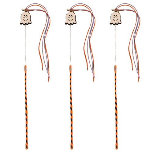 Halloween Cat Bells with Fringe for Interactive Training