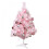 Pink Christmas Tree Frosted Ball Decor 60cm 1