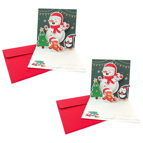 Christmas Card 3D Gratitude Greeting for Teacher