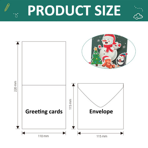 Christmas Card 3D Gratitude Greeting for Teacher 1