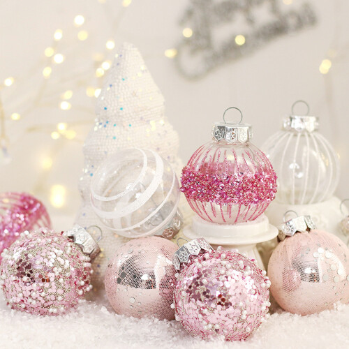 Christmas Glitter Glasses Frames 6 Pcs 2