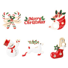 Christmas Brooches Bells and Reindeer Decorations