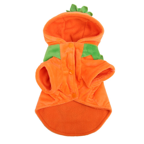 Halloween Pumpkin Dog Costume Warm Medium Large Breed 1