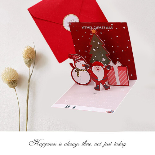 Christmas Envelopes Postcards for Friends Pop-Up Cards 2