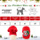 Santa Cat Dog Costume Christmas 2