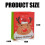 Red Christmas gift bag foil candy paper bag 5
