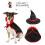 Halloween Cat Costume Vampire Cloak Witch Hat Adjustable 5