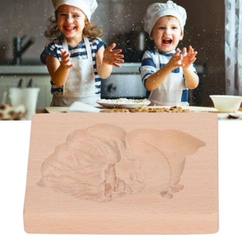 Wooden Cookie Cutter Mold for Gingerbread Biscuits 1