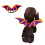 Bat Wings Cat Halloween Decoration Costume 1