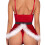 Christmas Lingerie Suit Bow-Adorned One-Piece 5