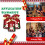 Christmas Gift Bags Satin Drawstring 50 pcs 5