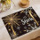 Beige Snowflake Winter Placemats 4-Pack 3