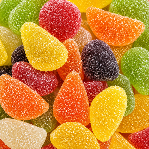 (Fruit Jellies) Small Sweet Jar - Retro & Traditional Sweets