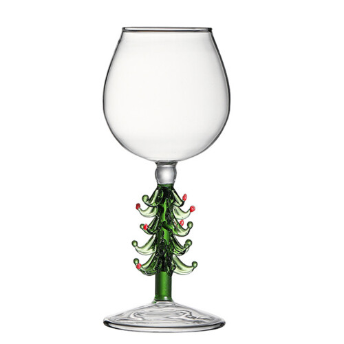 Christmas Tree Mug Personalized Wine Glass Cup