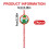 Christmas Tree Balls Plastic 30 pcs Red Green Gold 2