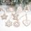 Santa Bell Diamond Painting Wreath Kit Special Shape 5