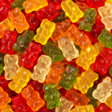 (750g Sweet Jar) Gold Bears