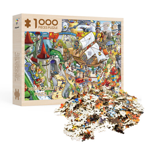 Wooden Puzzle for Middle-Aged and Elderly Adults 1000