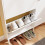 SoBuy Meuble à Chaussures Blanc avec Miroir 15