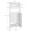 SoBuy FSR232-W Παπουτσοθήκη Λευκή 8314197 cm 3