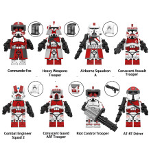 8PCS Star Wars Clone Troopers Minifigures Toys Gift