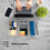LIVIVO LIVIVO 3 Small Clear Storage Tubs Stackable 5