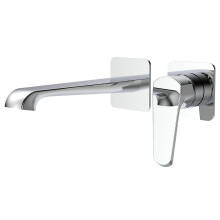 Voda Brenta Wall Mounted Basin Mixer - Chrome
