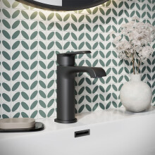 Voda Brenta Mono Basin Mixer - Matt Black