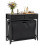Costway 2-in-1 Laundry Basket Organizer with 3 Sections & Wheels 1