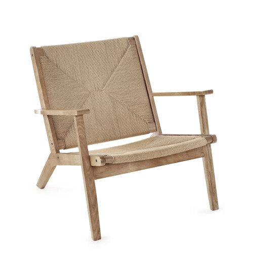 Icaria Accent Chair Oak 1